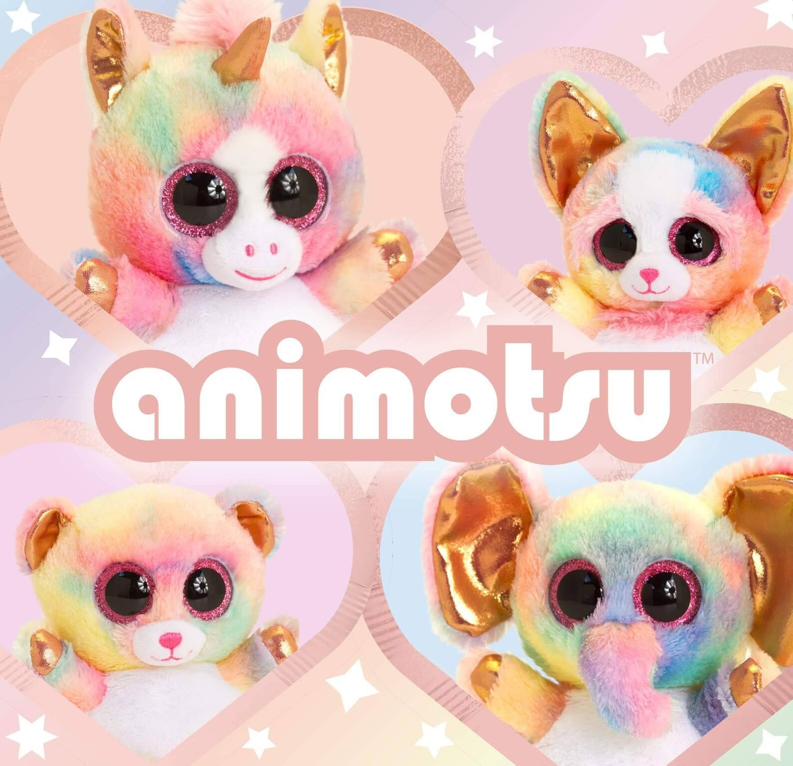 Soft stuffed beanies mini motsu glitter eye collectable by Etsy