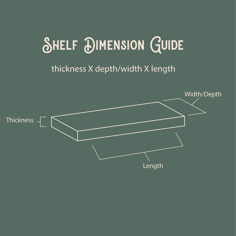 picture of shelf dimensions