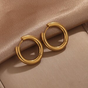 Stainless Steel Hoop Earrings Settings,Simple Handmade Earrings,DIY Silver Gold-Plated Earring Supplies,Minimalists Jewelry Findings 9410001