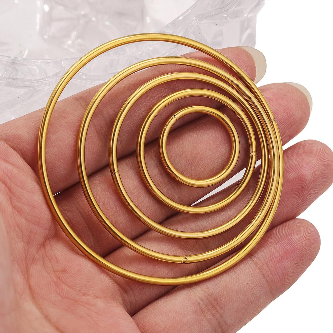 25mm Round Hoop Earrings In Sterling Silver - Foto 4