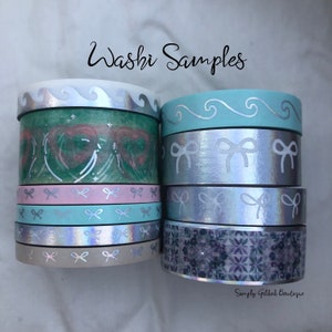 Sunwashed Paradise (Simply Gilded) WASHI SAMPLES