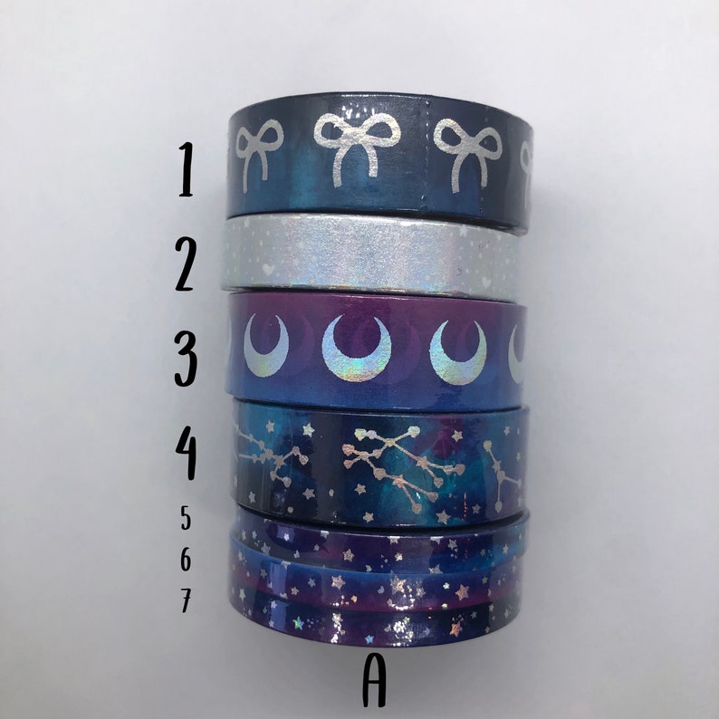 Simply Gilded WASHI SAMPLES Cosmos Galaxy 12.0