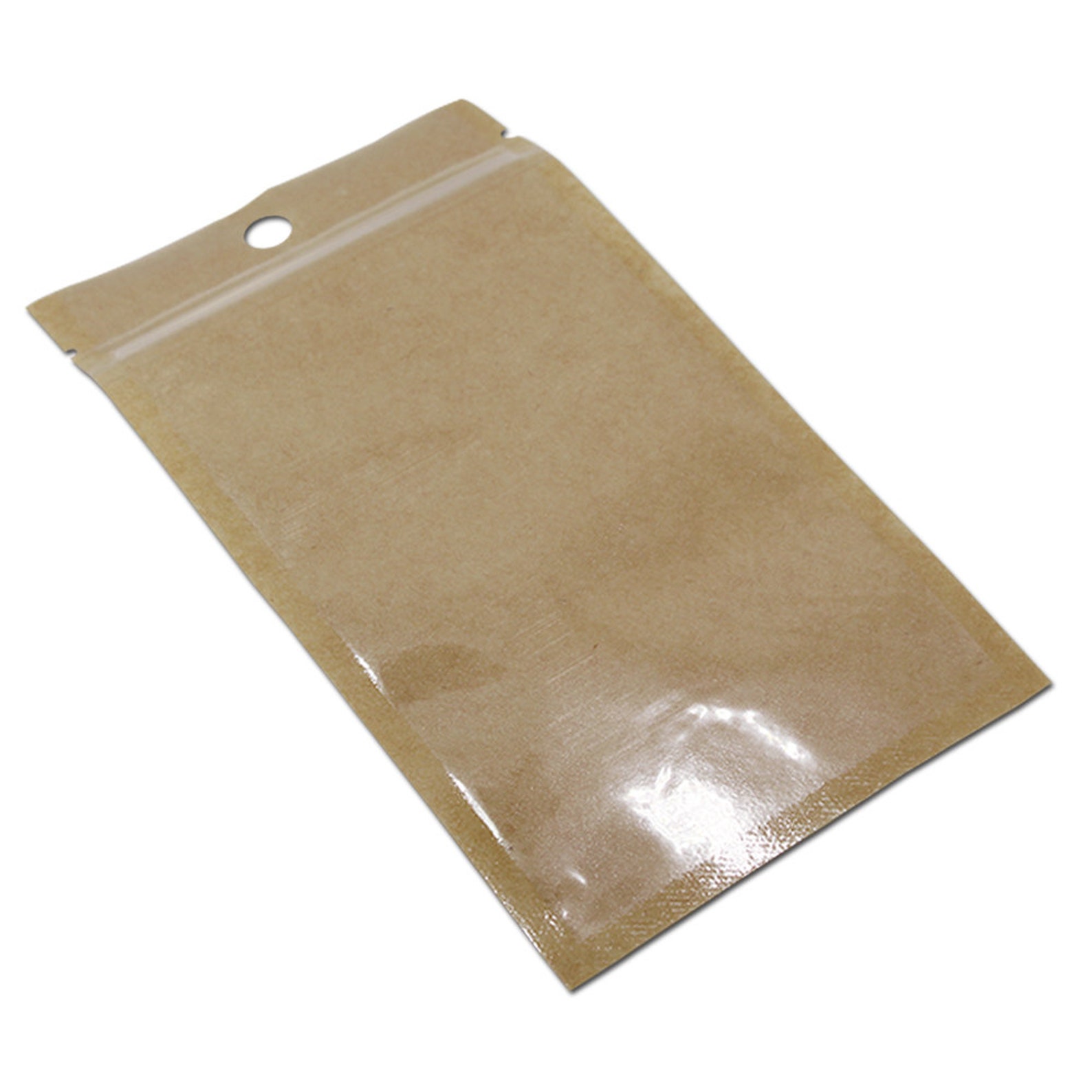 200Pcs/Lot Variety of Sizes Kraft Paper Ziplock Bags Front Etsy