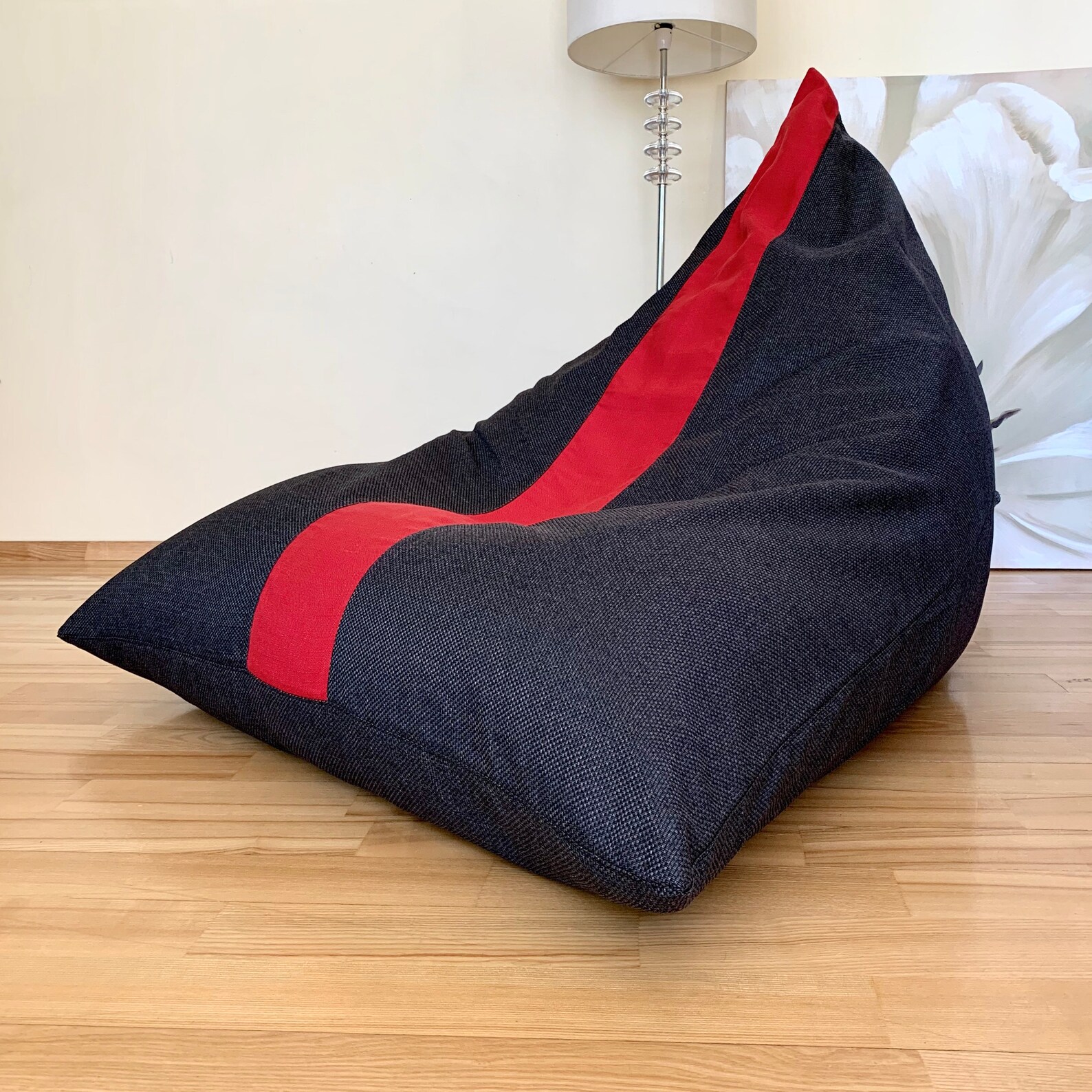 Bean bag chair Adult gaming chair Beanbag cover with inner Etsy