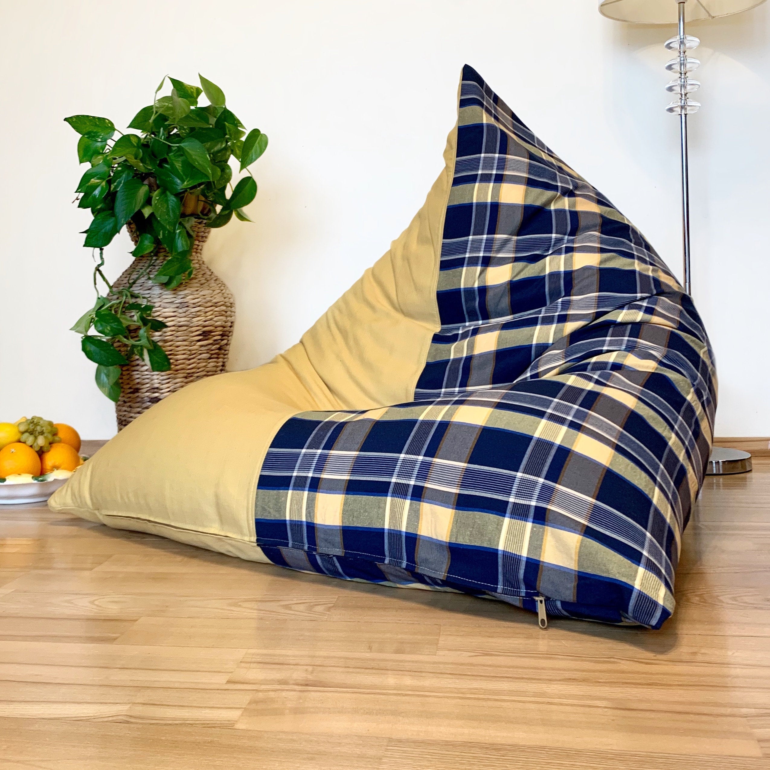 Outdoor beanbag chair Patio bean bag with waterproof inner Etsy