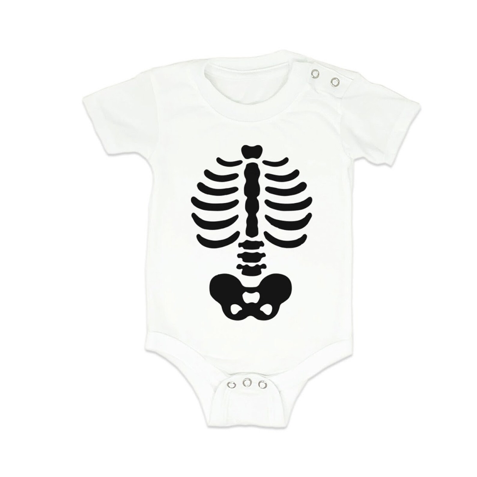 skeleton newborn onesie