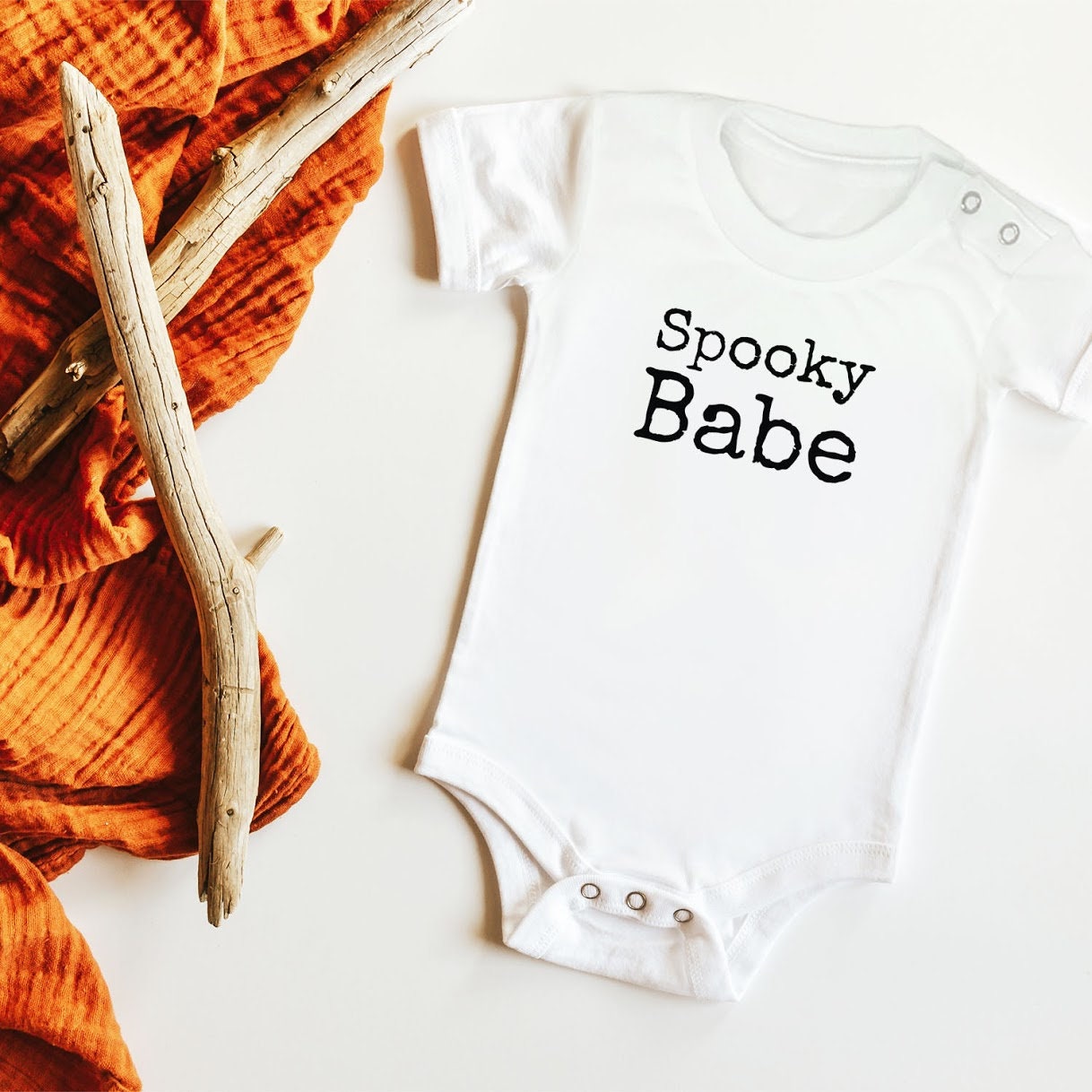 Spooky Babe Halloween Baby Onesie Halloween Baby Clothes Etsy