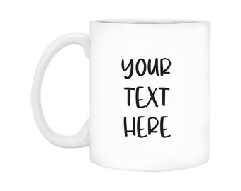 Fully Personalized Custom Love Note with Name, Personalized Coffee Mug, Valentine's Day Gift For Him, Her, Wife, Husband, Friend, Family
