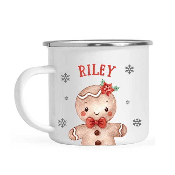 Personalized Christmas Kids Hot Chocolate Mug Kids Mug Campfire Mug Childrens Hot Cocoa Mug Kids Cup Christmas Gift for Kids Custom Name