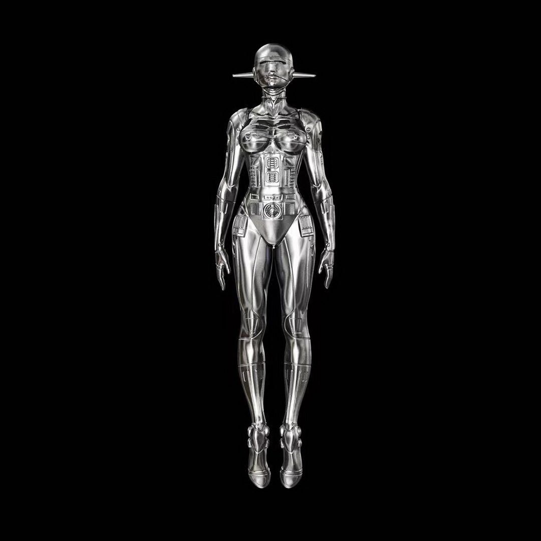 Cyber Nude Pendant Inspired by Hajime Sorayama Art Erotic Women Robot Desk Deco Figure Display