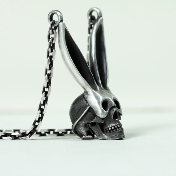 Skull rabbit deals ring