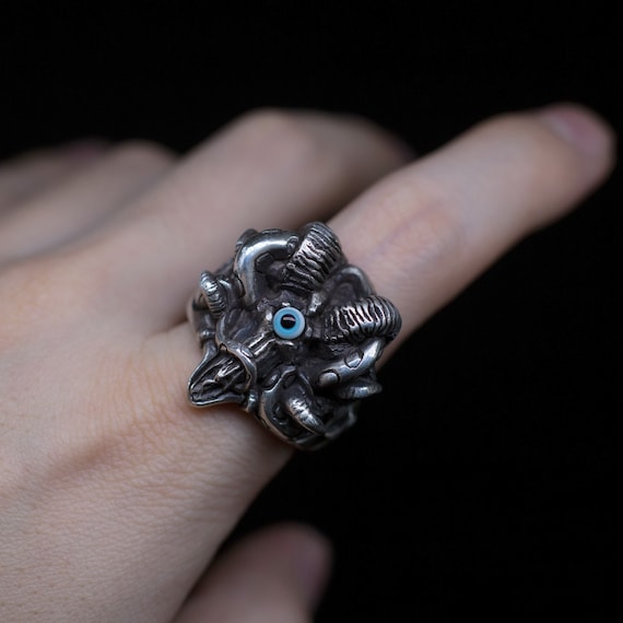 ヤギ×バフォメット×サタン×シルバーリング 【公式通販】