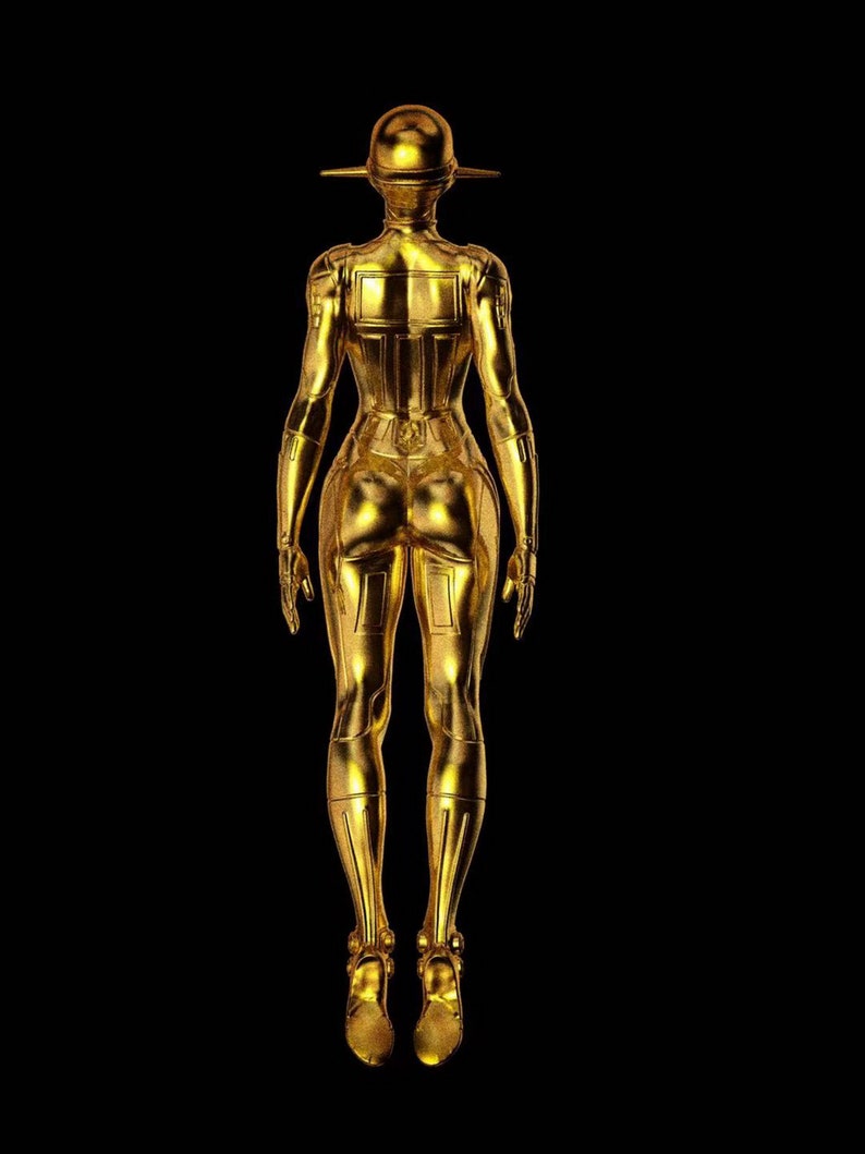 Cyber Nude Pendant Inspired by Hajime Sorayama Art Erotic Etsy UK