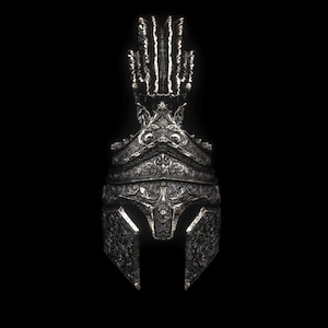 Medieval Roman General Soldier Helmet Pendant Ancient Officer Skull Handmade Solid Silver Pendant Collectable Punk Biker Pendant