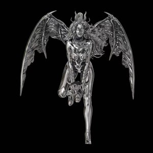 Devil Demon Lilith Silver Pendant Lilith Silver Figure Gothic Wings Horned Demon Skull Biker Necklace inspired Hajime Art