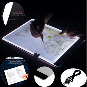 Diamond Painting A4 LED Light Pad - Dimmable Light Board Kit, Apply to Full  Drill & Partial Drill 5D Diamond Painting with Detachable Stand and Clips  (Color : -, Size : -) : : Home