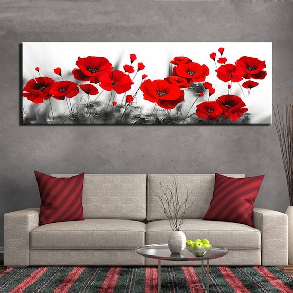 Buy Gift Red Flower Diamond Art Painting DIY Diamond Painting Kit Full  Drill Resinstones Embroidery Diamond Home Decor Canvas Art Paint Floral  Online in India 