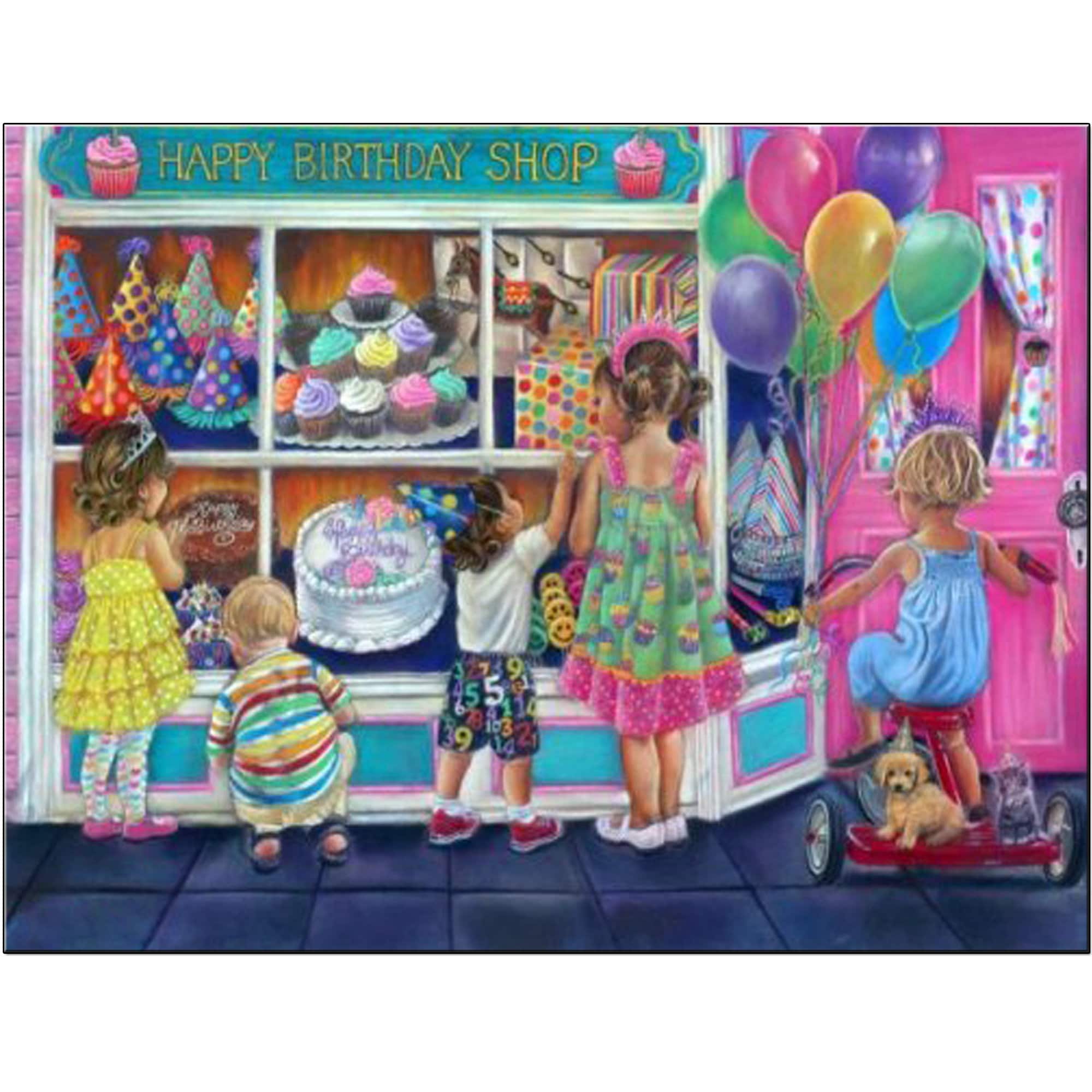 Diy Diamond Painting Happy Birthday Shop Icon Full Etsy