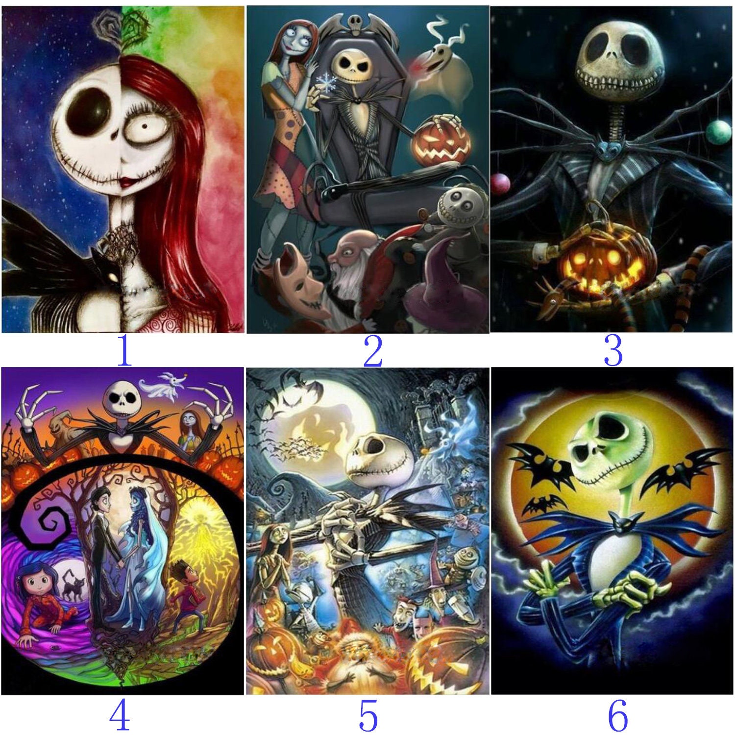 Getting in the Halloween spirit with this Nightmare Before Christmas DP! :  r/diamondpainting