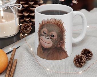 Adorable Orangutan Mug 11oz
