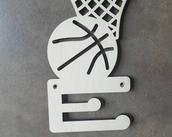 Personalized Medal Hanger: Custom Wood Veneer Medal Display