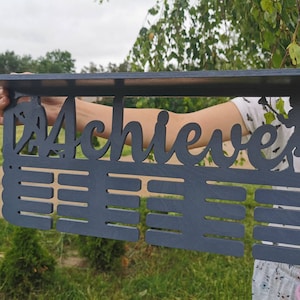 Medal hanger 45 cm, 50 cm, 70 cm, Personalized Medal Holder,Custom handmaded,  Medal Holder, Medal display, Medal rack.