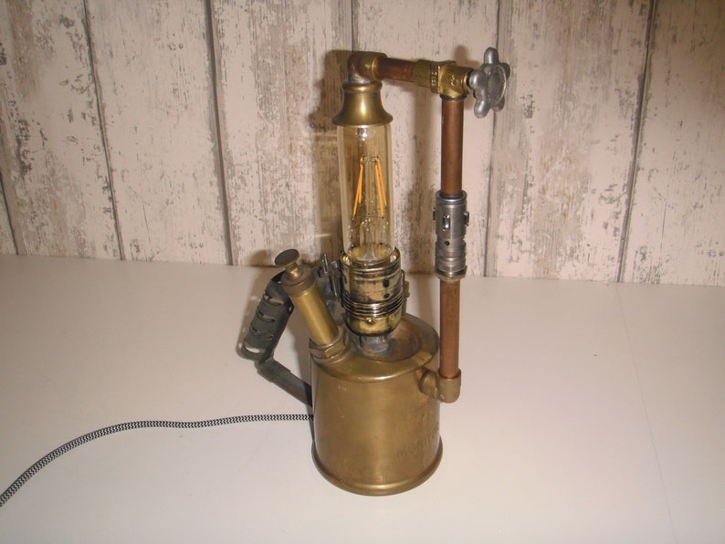 Steampunk lamp afbeelding 10