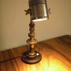 Piston lamp, tafellamp, bureaulamp, schemerlamp