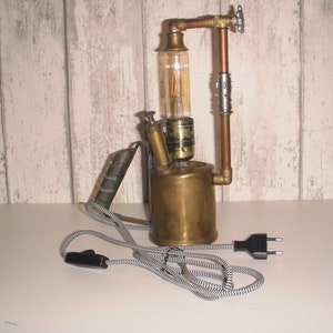 Steampunk lamp afbeelding 9