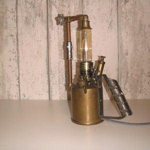 Steampunk lamp afbeelding 5