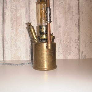 Steampunk lamp afbeelding 3