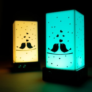 Telepathy Love Birds - Long Distance Lamp for Couples – Set of 2 Lamps