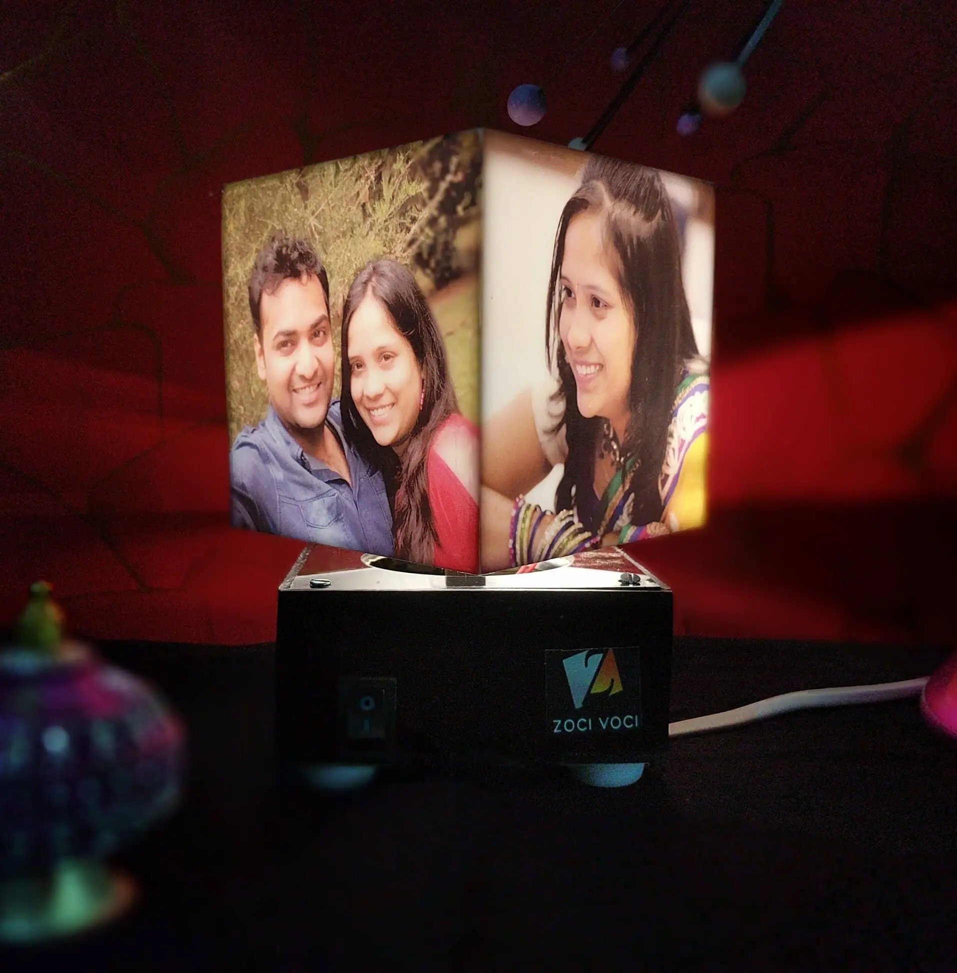 ZOCI VOCI Birthday Gift Personalised Photo Lamp With 5 - Etsy Australia