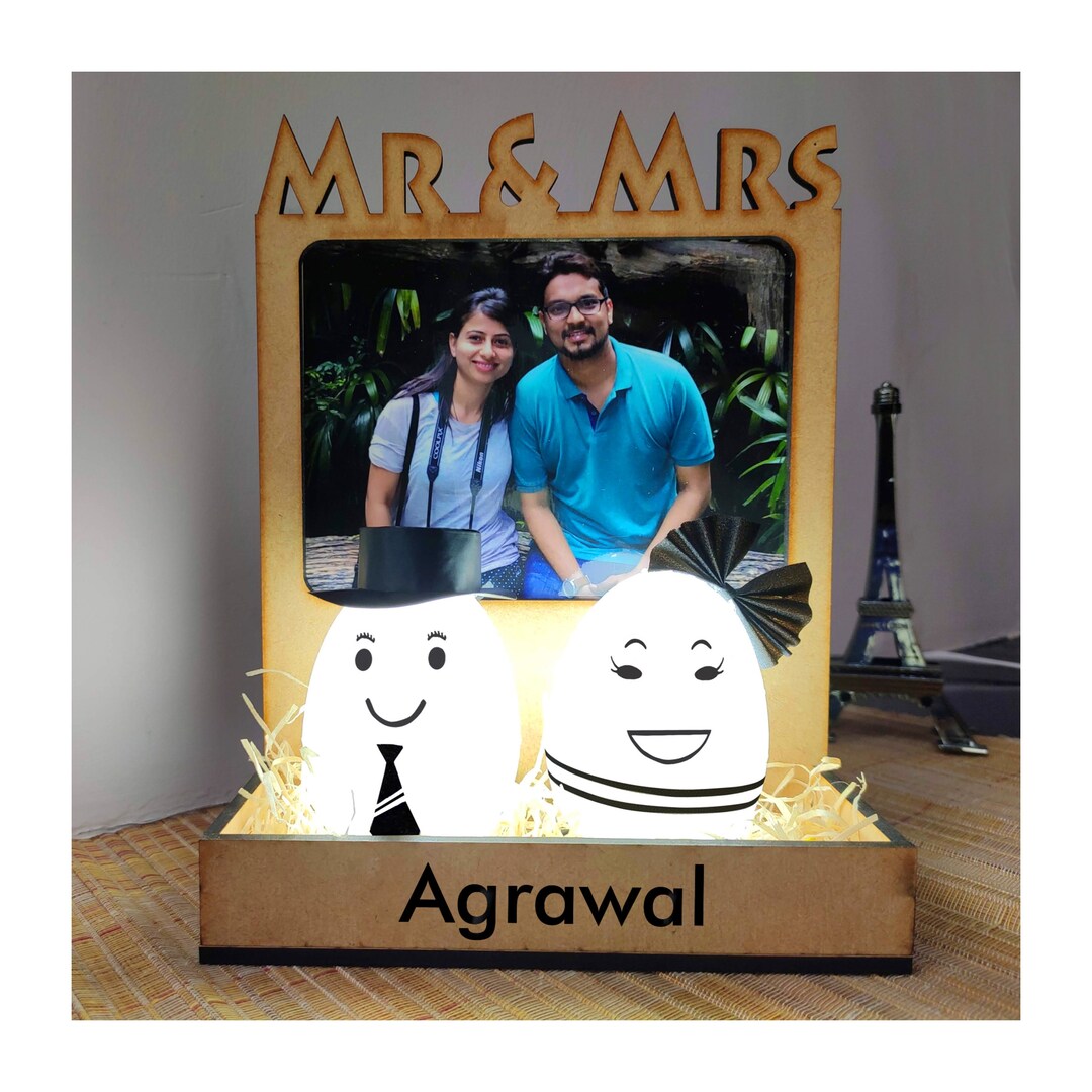 ZOCI VOCI Happy Marriage - Personalized Lamp for Couples | Valentines ...