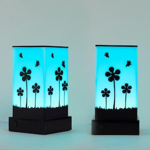 Telepathy® Friendship Lamp® - Long Distance Wi-Fi Connected Lights for Friends & Family | Floral Design