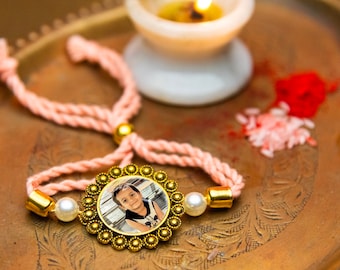 ZOCI VOCI Beaded Memories – A Rakhi With photo | Unique Rakshabandhan Gift for your Brother