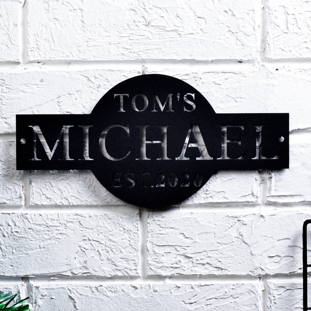 Custom Metal Papa's Workshop Sign: Personalized Garage Decor - Etsy