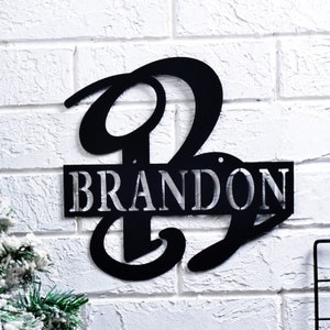 Family Name Sign,Name Sign Metal,Last Name Sign,Sign Personalized,Personalized Sign,Metal Wall Art,Sign Last Name,Name Sign for Home