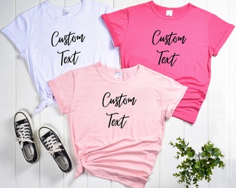 Custom Printed Women's T-Shirt: Personalized Cotton Blend Tee
