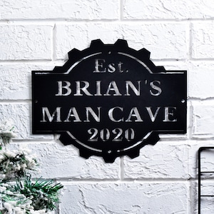 Enseigne de garage personnalisée, enseigne en métal pour garage, enseigne de garage personnalisée, enseigne de garage pour hommes, enseigne de garage personnalisée, décoration de garage, enseigne de garage pour homme