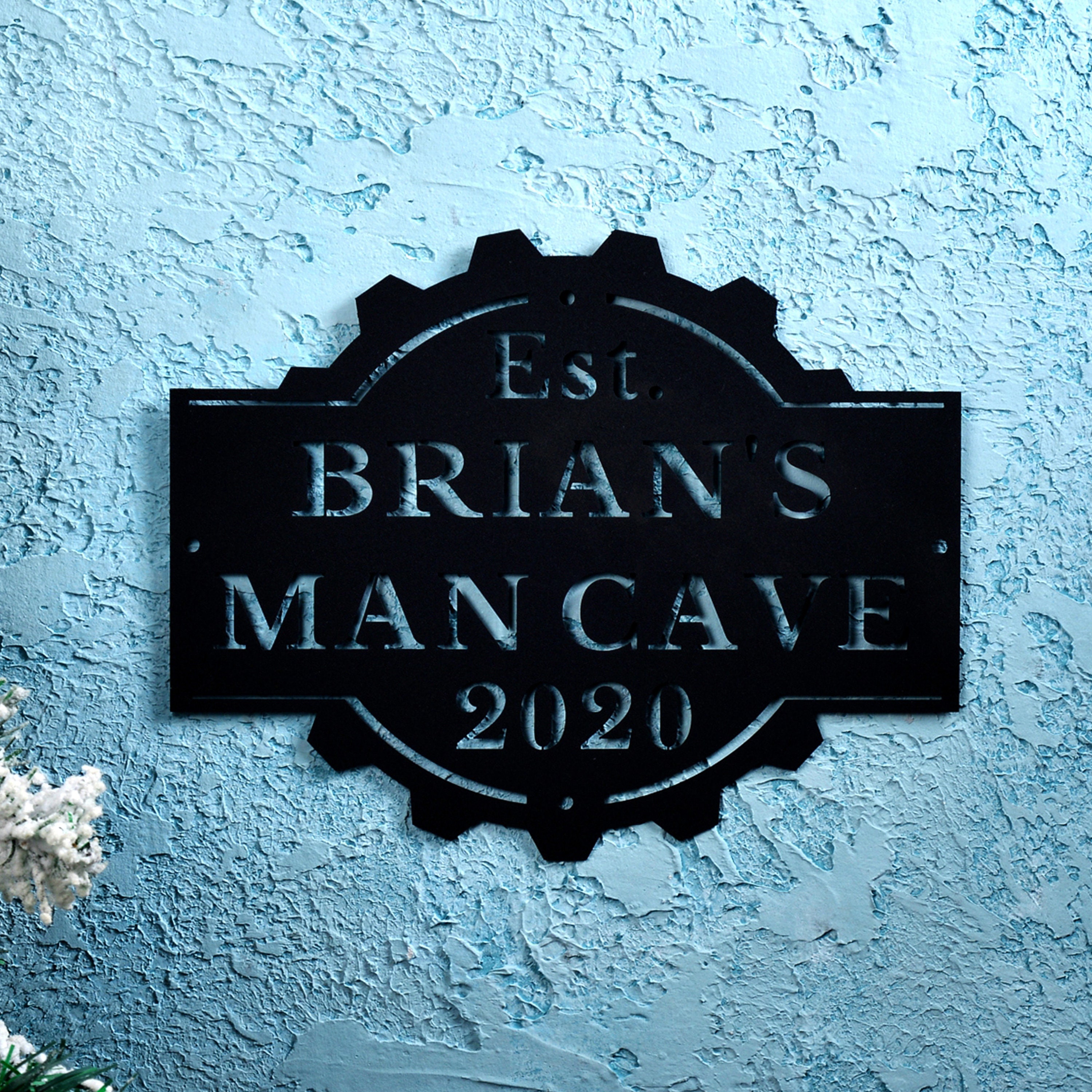 Personalized Garage Sign Metal Sign for Garage Custom Garage Etsy