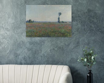 Champ de coquelicots by Claude Monet Print | Classic Impressionist Print | Wall Art | Gift Idea | Home Design| Poster