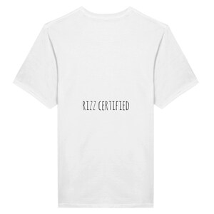 Rizz Certified Cat Unisex Crewneck 100% Cotton T-shirt image 8