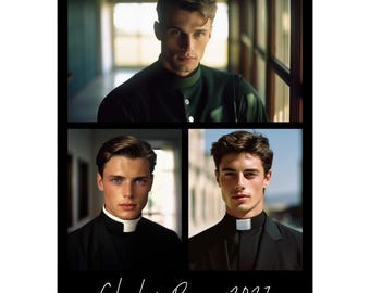 Kalendario Romano Hot Priests 2027 Wandkalender: Größe A3, Ledger