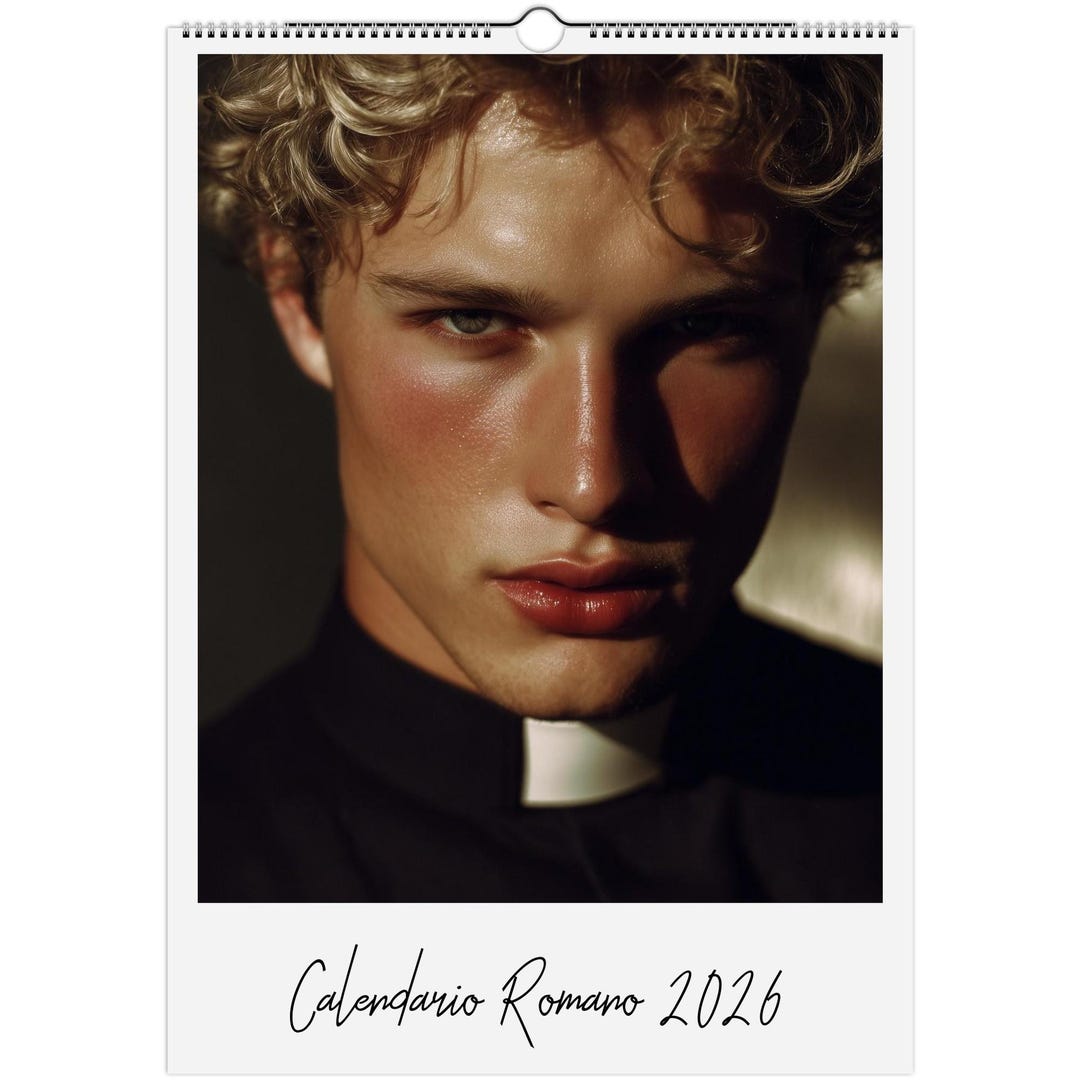 Calendario Romano Hot Priests 2026 Wall Calendar: Size A3 Ledger Etsy