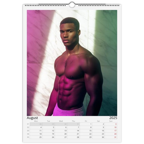 Rare Find - Dieux Du Stade Wall Calendar 2025 | Gift Idea