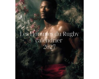 Les Hommes du Rugby Väggkalender 2027 | Storlek A3, Ledger |