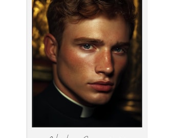 Calendario Romano 2027, Hot Priests A3 Wall Calendar, Handsome Men Calendar