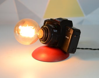 Vintage Camera Lamp Meikai - Vintage Lamp - Bedside Lamp - Retro Lamp - Desk Lamp - Table Lamp - Vintage Lighting - Lampa de Birou - Veioza