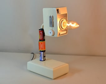 Camera Lamp Kodak - Bedside Lamp - Retro Lamp - Desk Lamp - Table Lamp - Antique Lamp - Sideboard Lamp - Art Deco Lamp -  Handmade Lamp